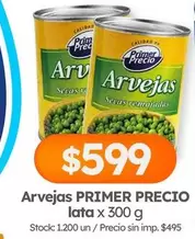 Primer Precio - Arvejas