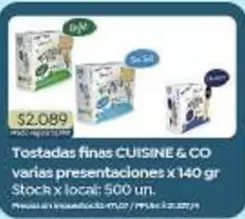 Cuisine - Tostadas finas
