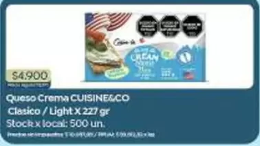 X$ - Queso Crema
