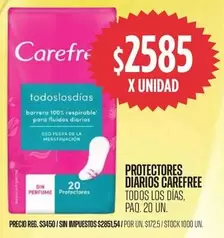 Carefree - Protectores Diarios