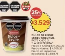 X$ - DULCE DE LECHE ESTILO COLONIAL
