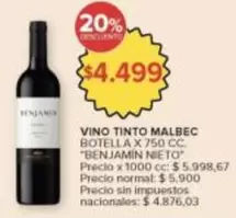 Malbec - VINO TINTO MALBEC
