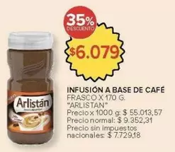 Arlistán - INFUSIÓN A BASE DE CAFÉ