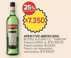 Gancia - APERITIVO AMERICANO