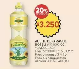 cañuelas - Aceite de Girasol
