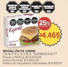 Paty - Medallón de carne