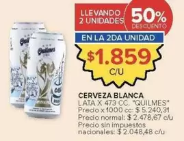 Quilmes - CERVEZA BLANCA