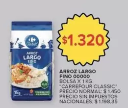 Class - ARROZ LARGO FINO 00000