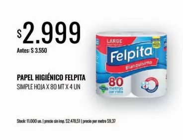 Felpita - PAPEL HIGIÉNICO FELPITA