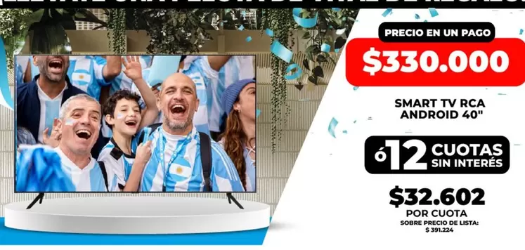 RCA - SMART TV ANDROID 40"