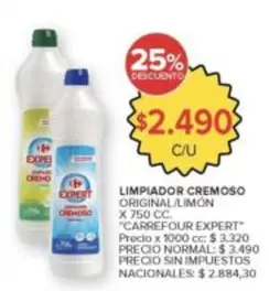 Carrefour - LIMPIADOR CREMOSO