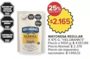 Hellmann's - MAYONESA REGULAR