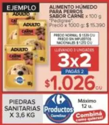 Pedigree - ALIMENTO HÚMEDO PARA PERROS SABOR CARNE