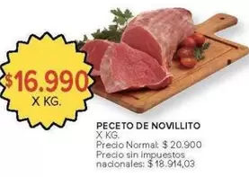 X$ - PECETO DE NOVILLITO