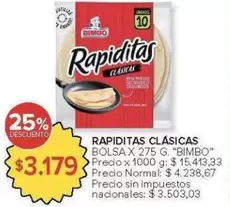 Bimbo - Rapiditas Clásicas