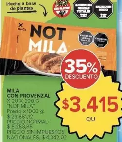 X$ - MILA CON PROVENZAL