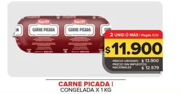 Carne Picada Congelada