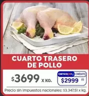 X$ - CUARTO TRASERO DE POLLO