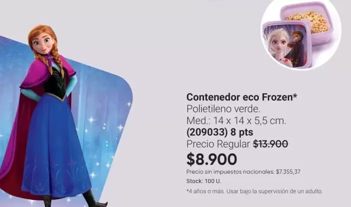 Frozen - Contenedor eco (209033)