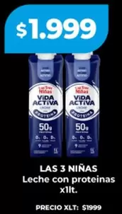 vida - Leche con proteinas