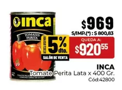 Inca - Tomate Perita Lata
