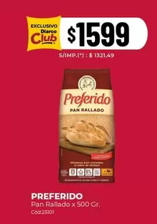 Preferido - Pan Rallado