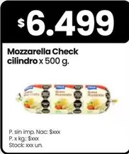 X$ - Mozzarella Check cilindro