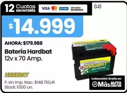 X$ - Batería
