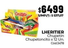 Lheritier - Chupetoncito x 12 Un.