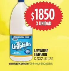 X$ - LAVANDINA LIMPIALIN CLASICA