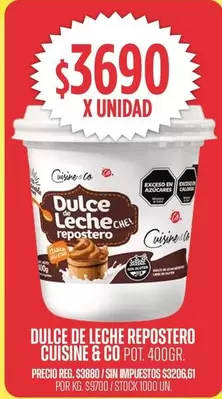 X$ - Dulce de Leche Repostero