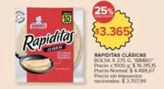 Bimbo - Rapiditas Clásicas