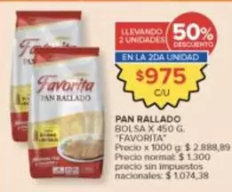 Favorita - PAN RALLADO