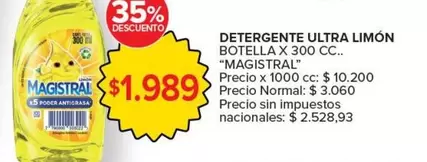 Magistral - DETERGENTE ULTRA LIMÓN