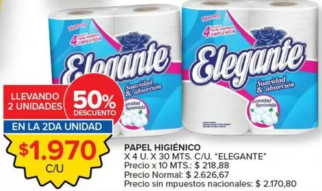 Elegante - PAPEL HIGIÉNICO