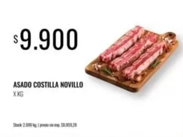 ASADO COSTILLA NOVILLO