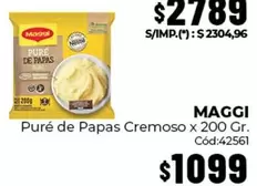 Maggi - Puré de Papas Cremoso