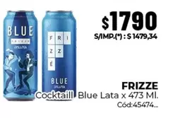 Frizzé - Cocktail Blue Lata x 473 Ml. Cód:45474