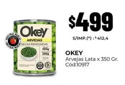 Okey - Arvejas Secas Remojadas Cód:10917