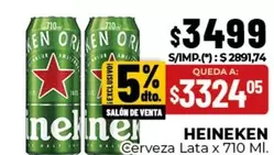 Heineken - Cerveza Lata