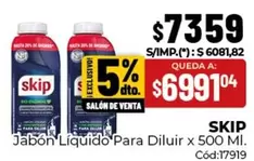 Skip - Jabón Líquido Para Diluir x 500 Ml.