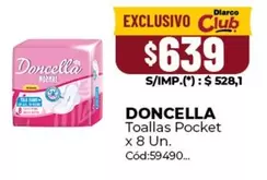 Doncella - Toallas Pocket