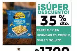 Smile - Papas Horneables, Crinkle,  y Golazo