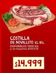 COSTILLA DE NOVILLITO