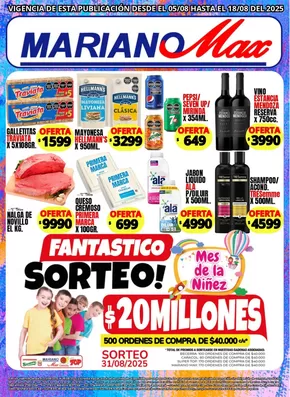 Catálogo Supermercados Mariano Max en Ataliva | Descubre ofertas atractivas | 2025-08-05T00:00:00.000Z - 2025-08-18T00:00:00.000Z