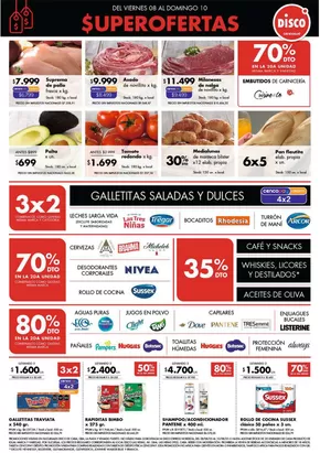 Catálogo Disco en San Isidro (San Martín) | Super Ofertas 08-08 | 2025-08-07T00:00:00.000Z - 2025-08-10T00:00:00.000Z