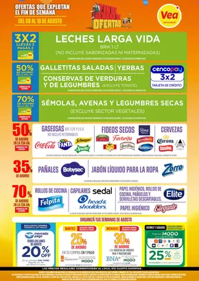 Catálogo Supermercados Vea en Córdoba | Ofertas | Córdoba | 2025-08-08T00:00:00.000Z - 2025-08-11T00:00:00.000Z