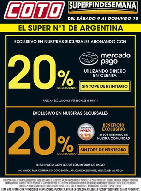 Catálogo Coto en Buenos Aires | Coto Afiche Descuento | 2025-08-09T00:00:00.000Z - 2025-08-10T00:00:00.000Z