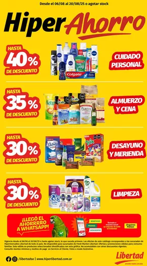 Catálogo Hiper Libertad en Martínez | Ofertas para cazadores de gangas | 2025-06-08T00:00:00.000Z - 2025-08-20T00:00:00.000Z