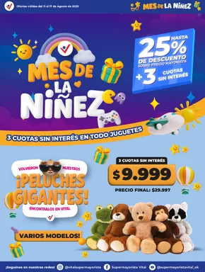 Catálogo Supermayorista Vital en Neuquén | Mes de la niñez |  | 2025-08-11T00:00:00.000Z - 2025-08-17T00:00:00.000Z